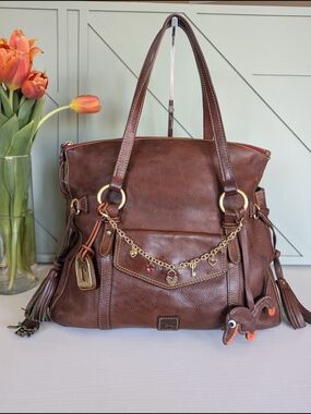Dooney & Bourke Florentine Leather "The Smith" Bag
